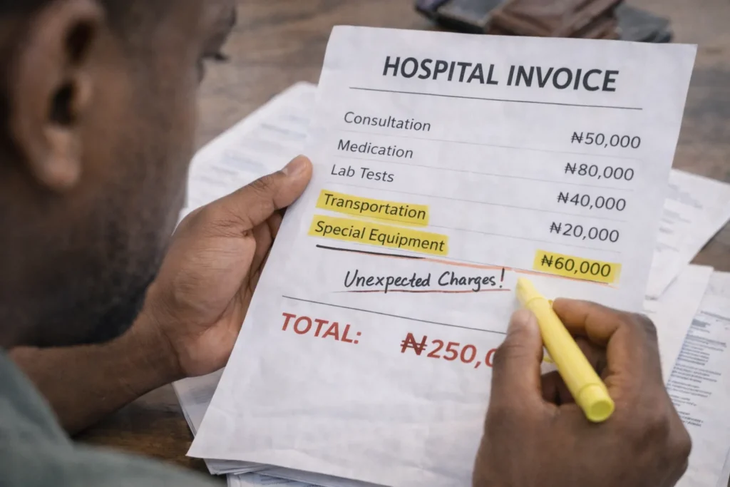 Out of pocket hospital bills caused by HMO not accredited by NHIA