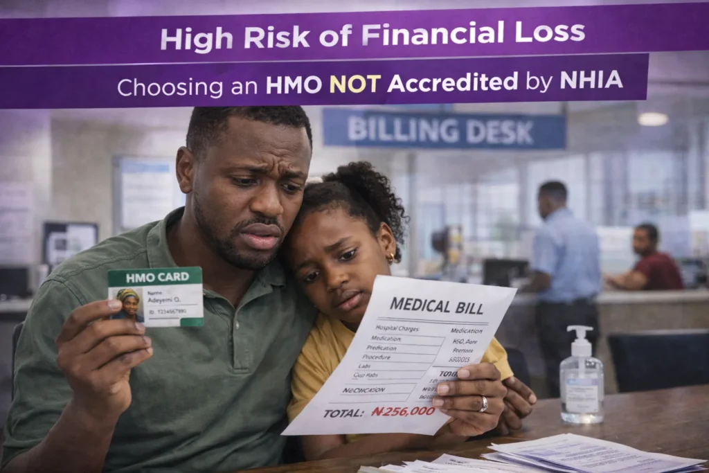 Wasted premium payments from HMO not accredited by NHIA
